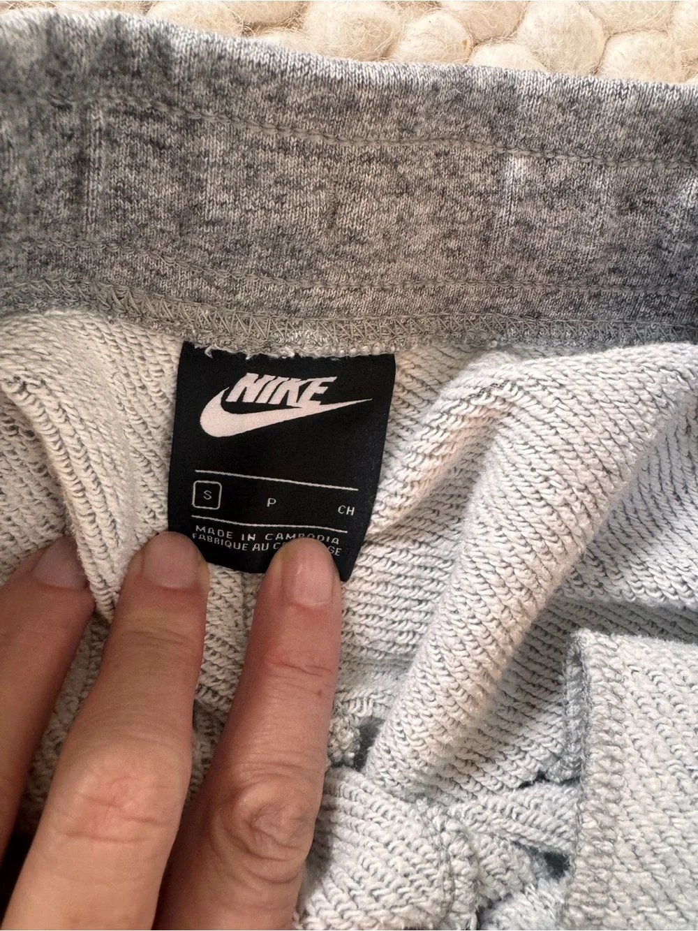 Nike Men’s Grey Fleece Joggers